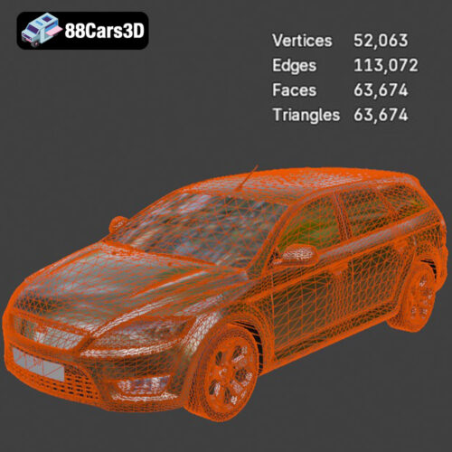 Ford Mondeo Wagon 3D Model