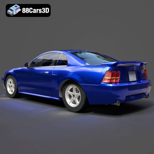 Ford Mustang 1999-003 Ford Mustang 1999 3D Model
