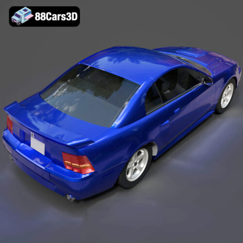 Ford Mustang 1999-005 Ford Mustang 1999 3D Model