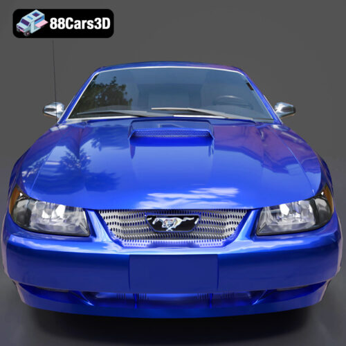 Ford Mustang 1999-006 Ford Mustang 1999 3D Model