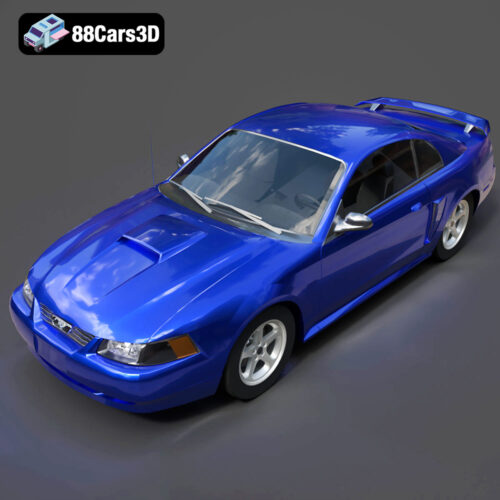 Ford Mustang 1999-007 Ford Mustang 1999 3D Model