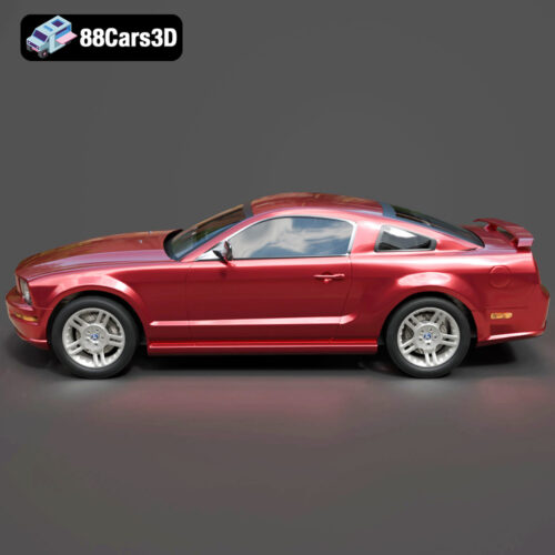 Ford Mustang 2005 3D Model