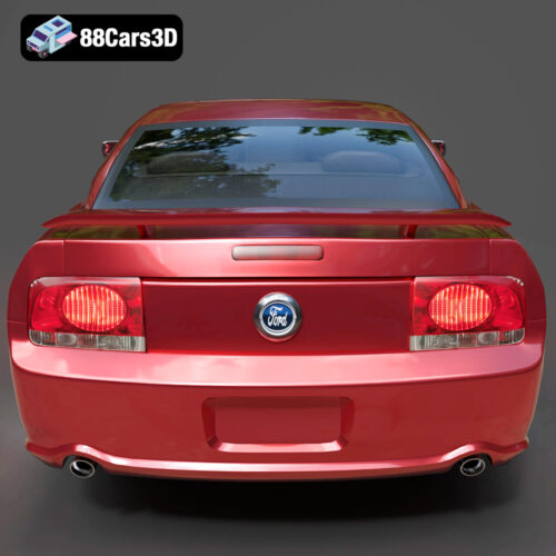 Ford Mustang 2005 3D Model