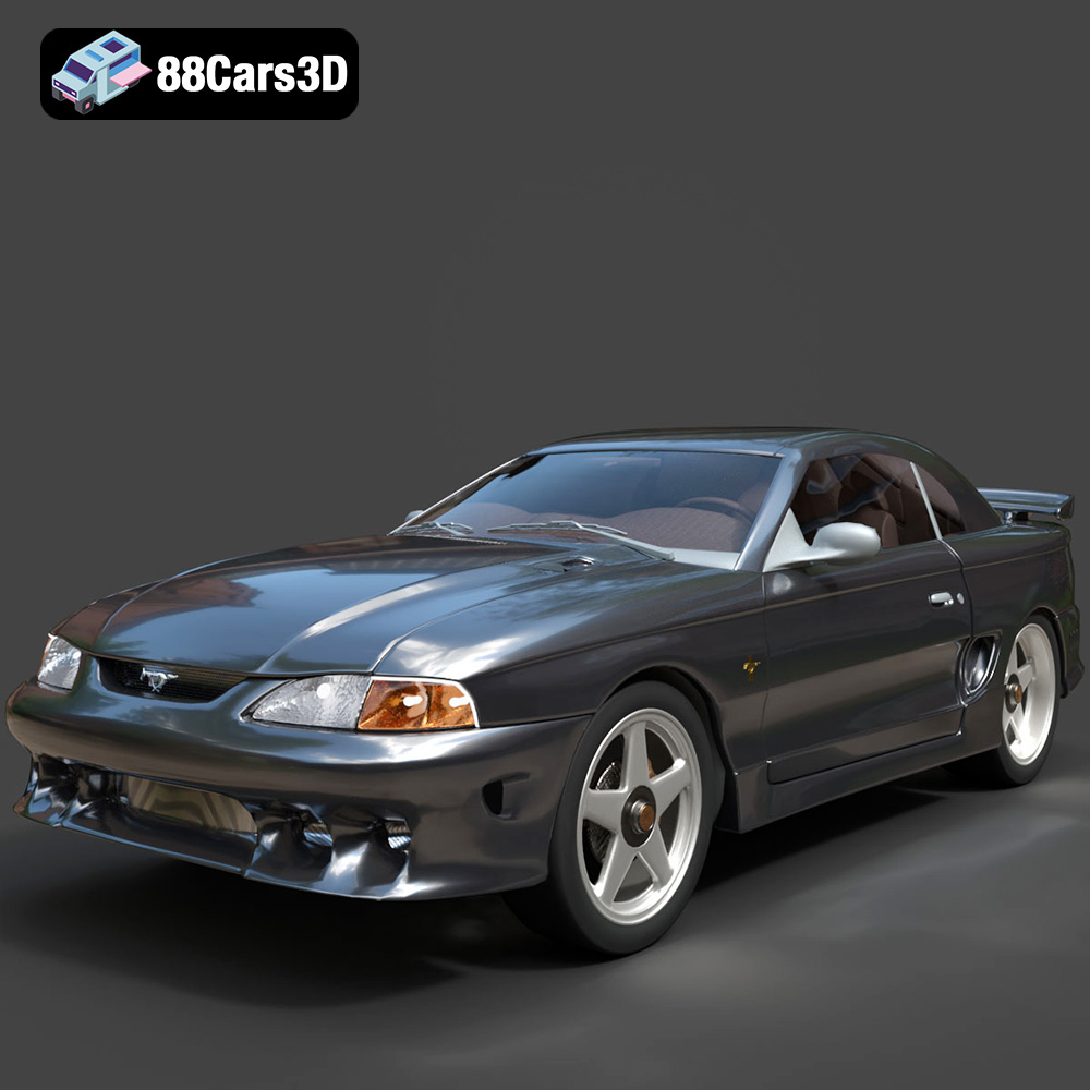 Ford Mustang Coupe 1996 3D Model