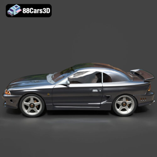 Ford Mustang Coupe 1996 3D Model - Gallery Image 7 Ford Mustang Coupe 1996 3D Model