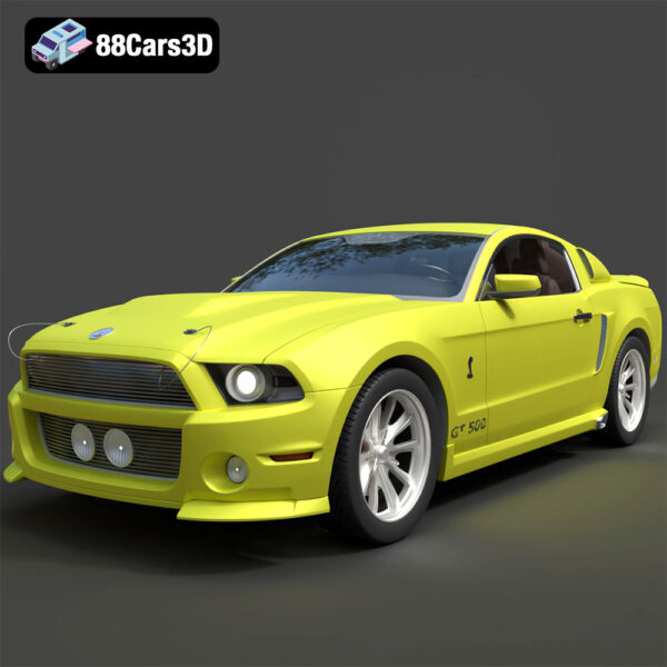Ford Mustang ELEANOR GT500 3D Model