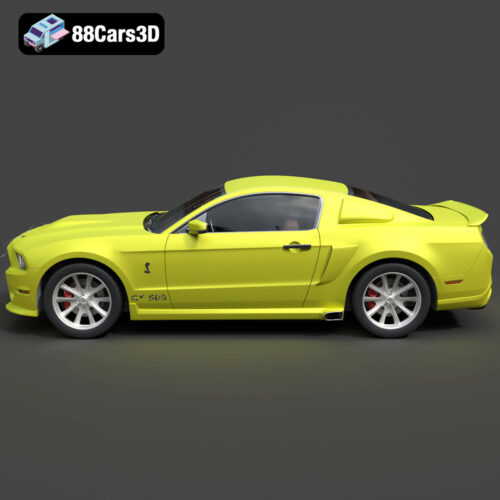 Ford Mustang ELEANOR GT500 3D Model - Gallery Image 8 Ford Mustang ELEANOR GT500 3D Model