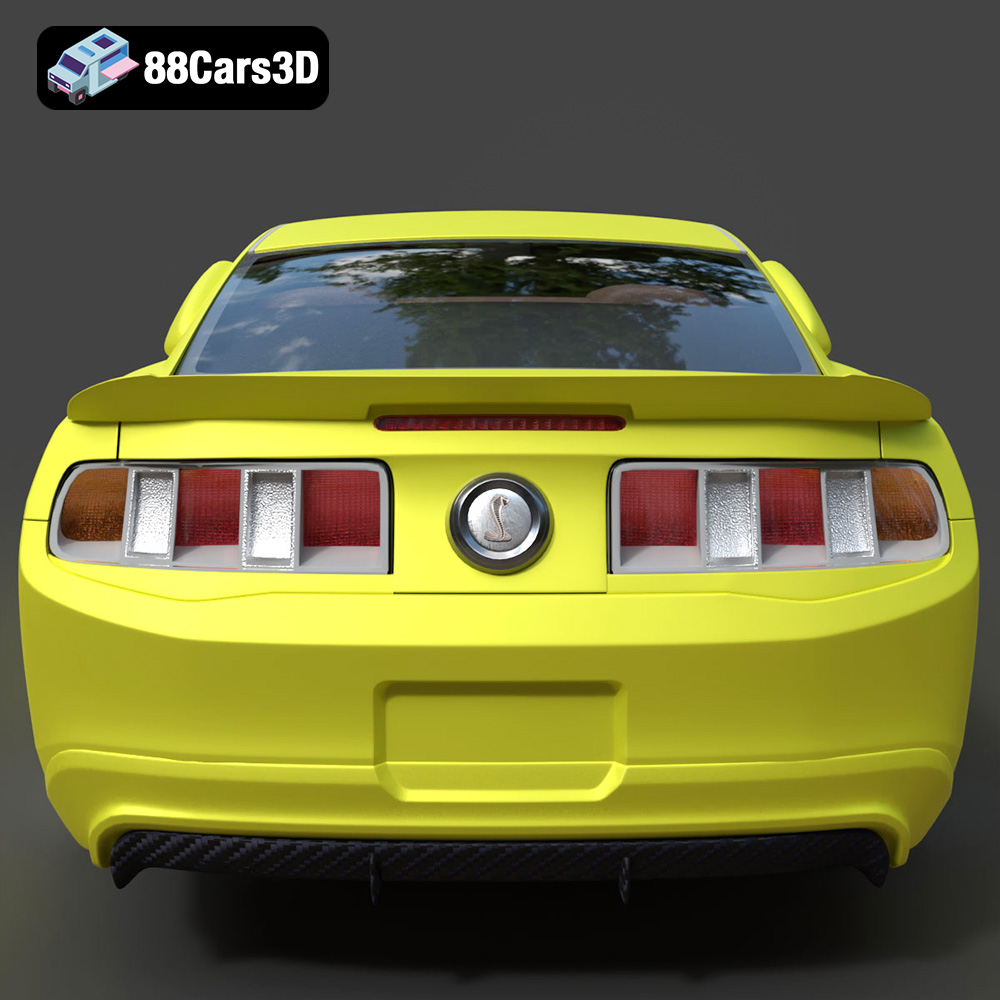 Ford Mustang ELEANOR GT500 3D Model