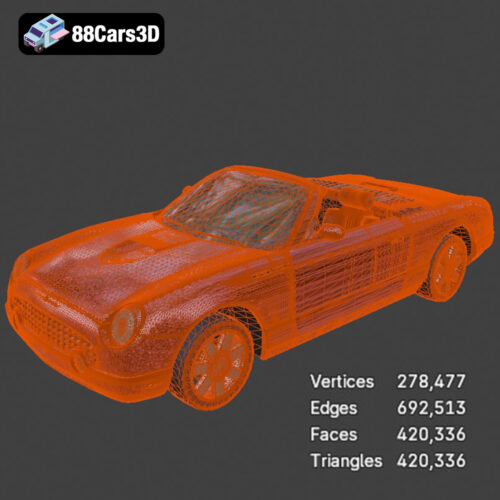 Ford Thunderbird 3D Model