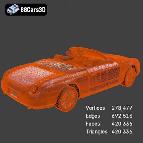 Ford Thunderbird 3D Model