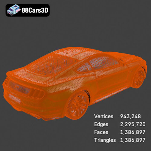 Ford Mustang 3D Model