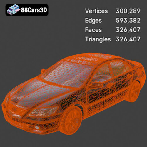 Honda Acura RL 3D Model
