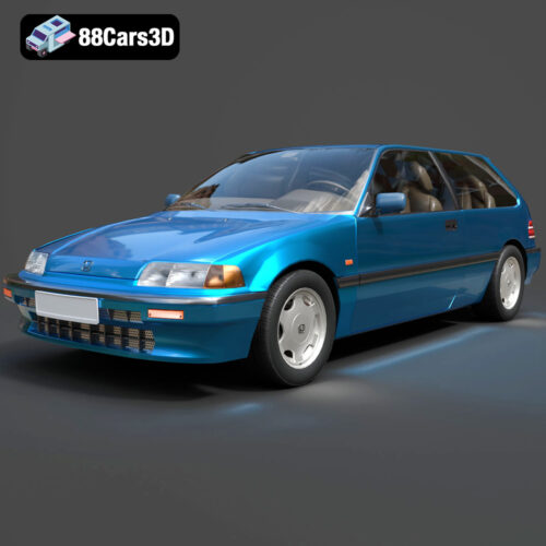 Honda Civic IV Hatchback 1987–1991 3D Model