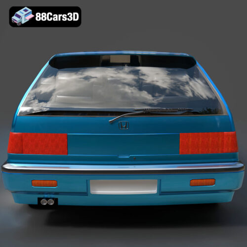 Honda Civic IV Hatchback 1987–1991 3D Model