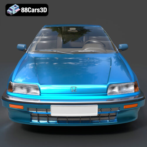 Honda Civic IV Hatchback 1987–1991 3D Model