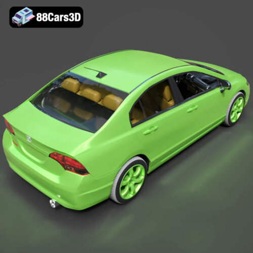 Honda Civic Sedan US Spec 3D Model