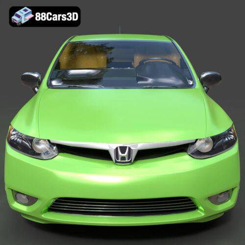 Honda Civic Sedan US Spec 3D Model