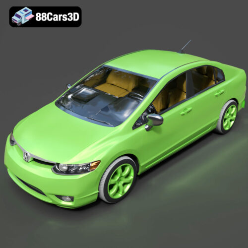 Honda Civic Sedan US Spec 3D Model