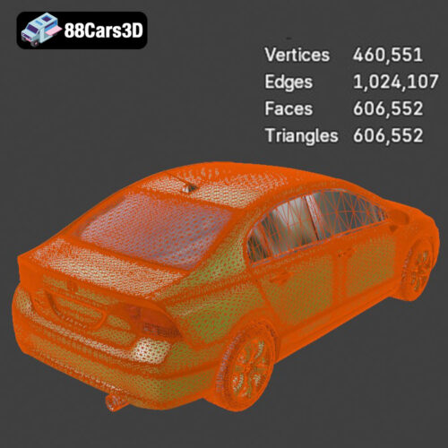 Honda Civic Sedan US Spec 3D Model
