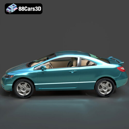 Honda_Civic-002 Honda Civic 3D Model