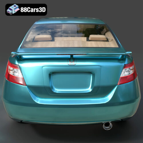 Honda_Civic-004 Honda Civic 3D Model