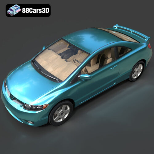 Honda_Civic-007 Honda Civic 3D Model