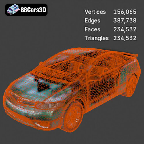 Honda_Civic-008 Honda Civic 3D Model