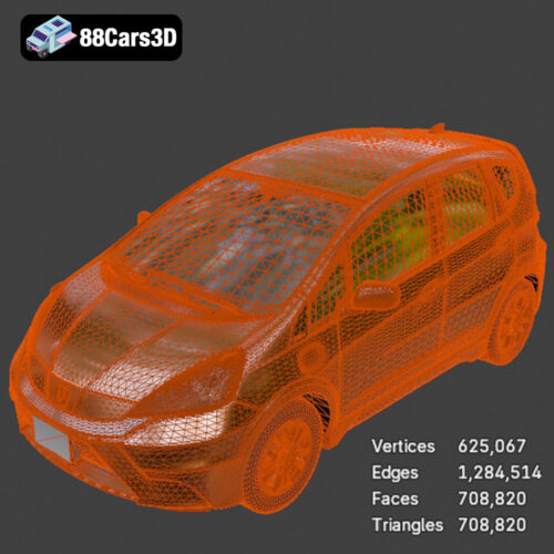 Honda_Fit_EV-008 Honda Fit EV 3D Model