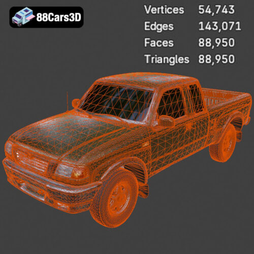 Mazda B-Series 3D Model