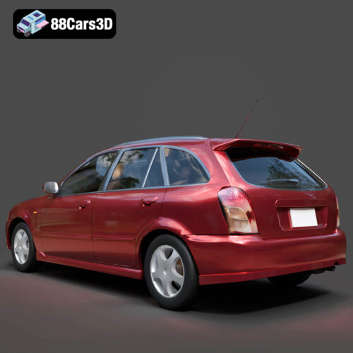 Mazda Familia 3D Model - Gallery Image 6 Mazda Familia 3D Model