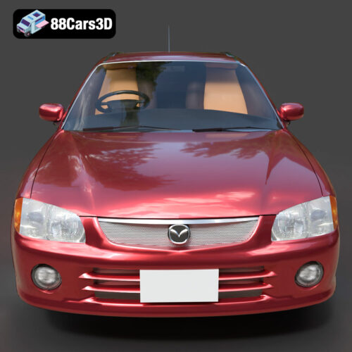 Mazda Familia 3D Model - Gallery Image 1 Mazda Familia 3D Model