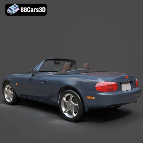 Mazda MX-5 2025 3D Model - Gallery Image 3 Mazda MX-5 2025 3D Model