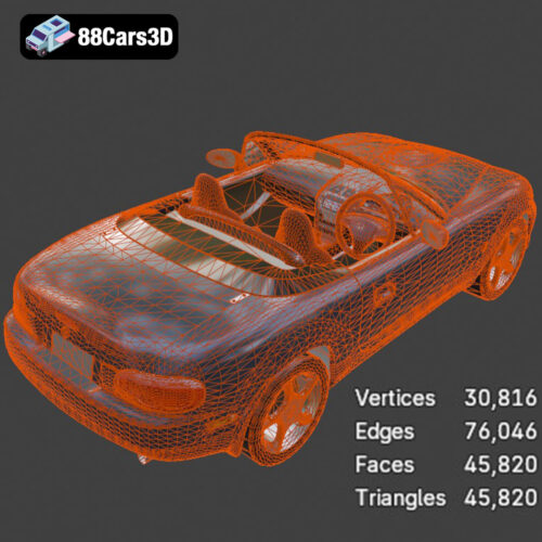 Mazda MX-5 2025 3D Model - Gallery Image 4 Mazda MX-5 2025 3D Model