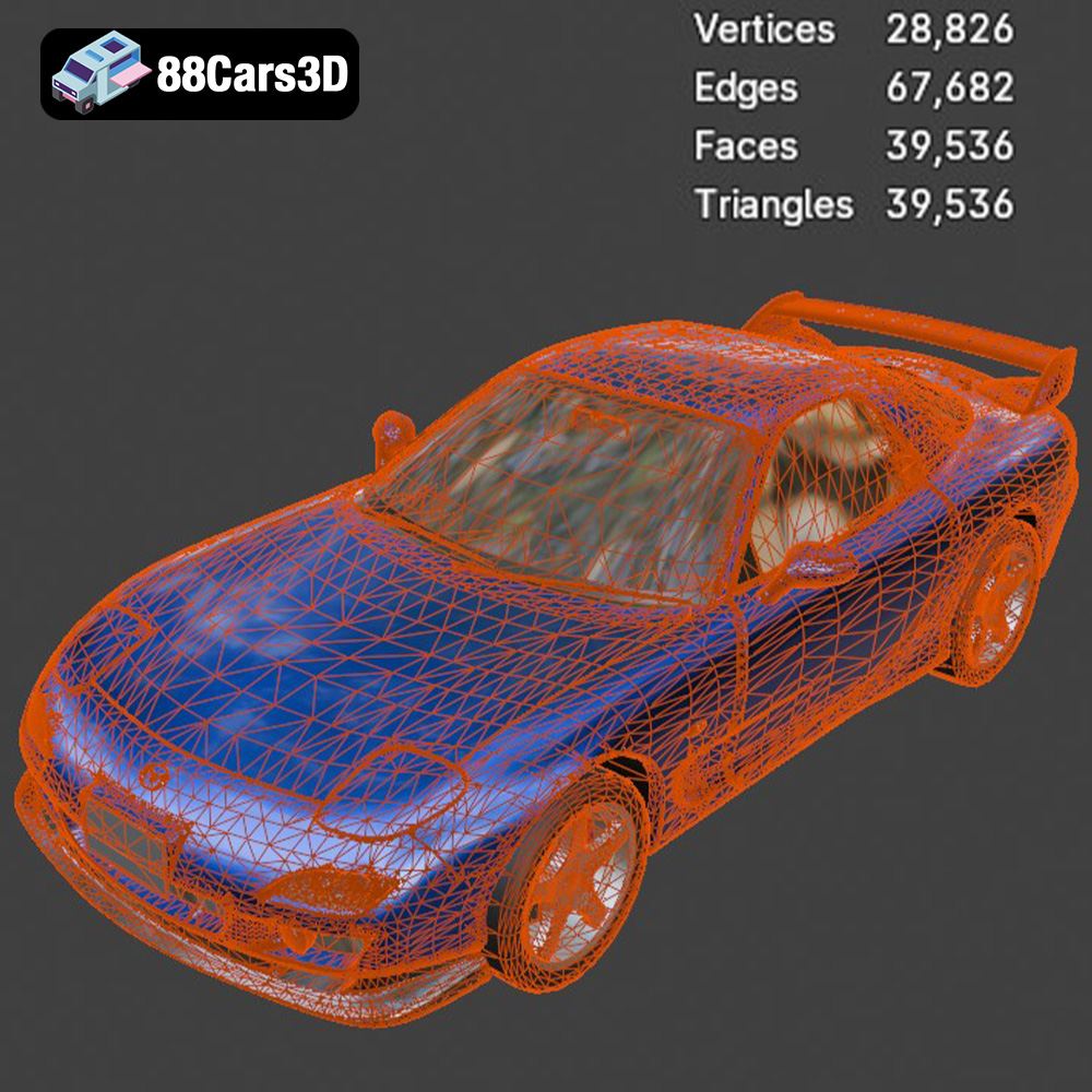 Mazda RX-7 3D Model