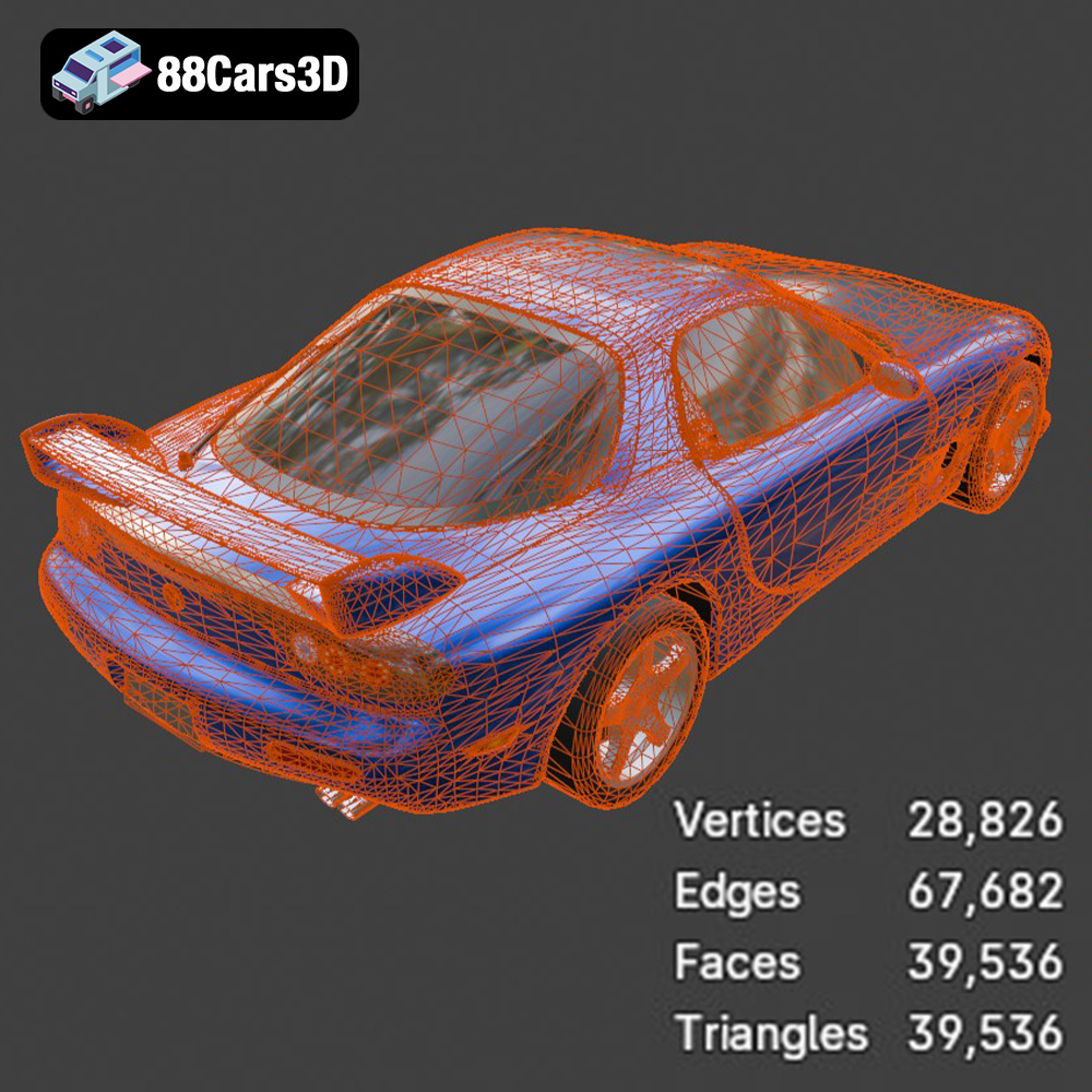 Mazda RX-7 3D Model