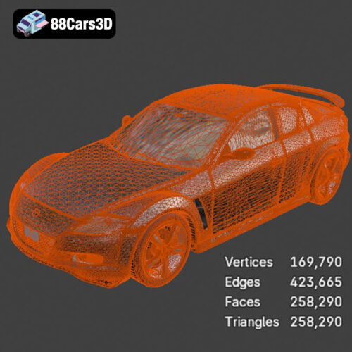 Mazda RX-8 2008 3D Model