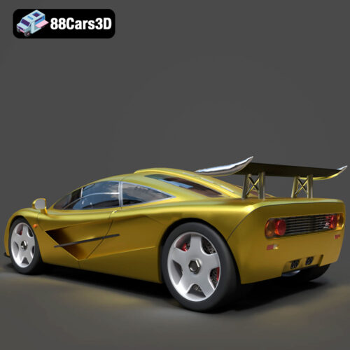 McLaren F1 1992 3D Model - Gallery Image 7 McLaren F1 1992 3D Model