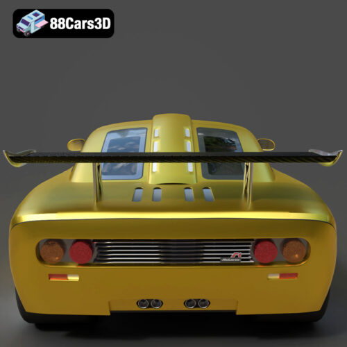 McLaren F1 1992 3D Model - Gallery Image 1 McLaren F1 1992 3D Model