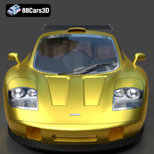 McLaren F1 1992 3D Model - Gallery Image 8 McLaren F1 1992 3D Model