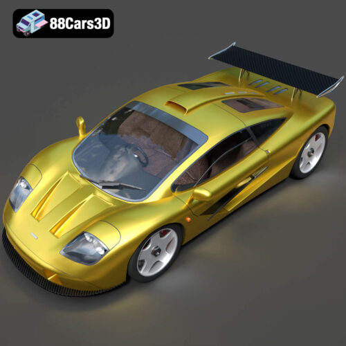 McLaren F1 1992 3D Model - Gallery Image 5 McLaren F1 1992 3D Model