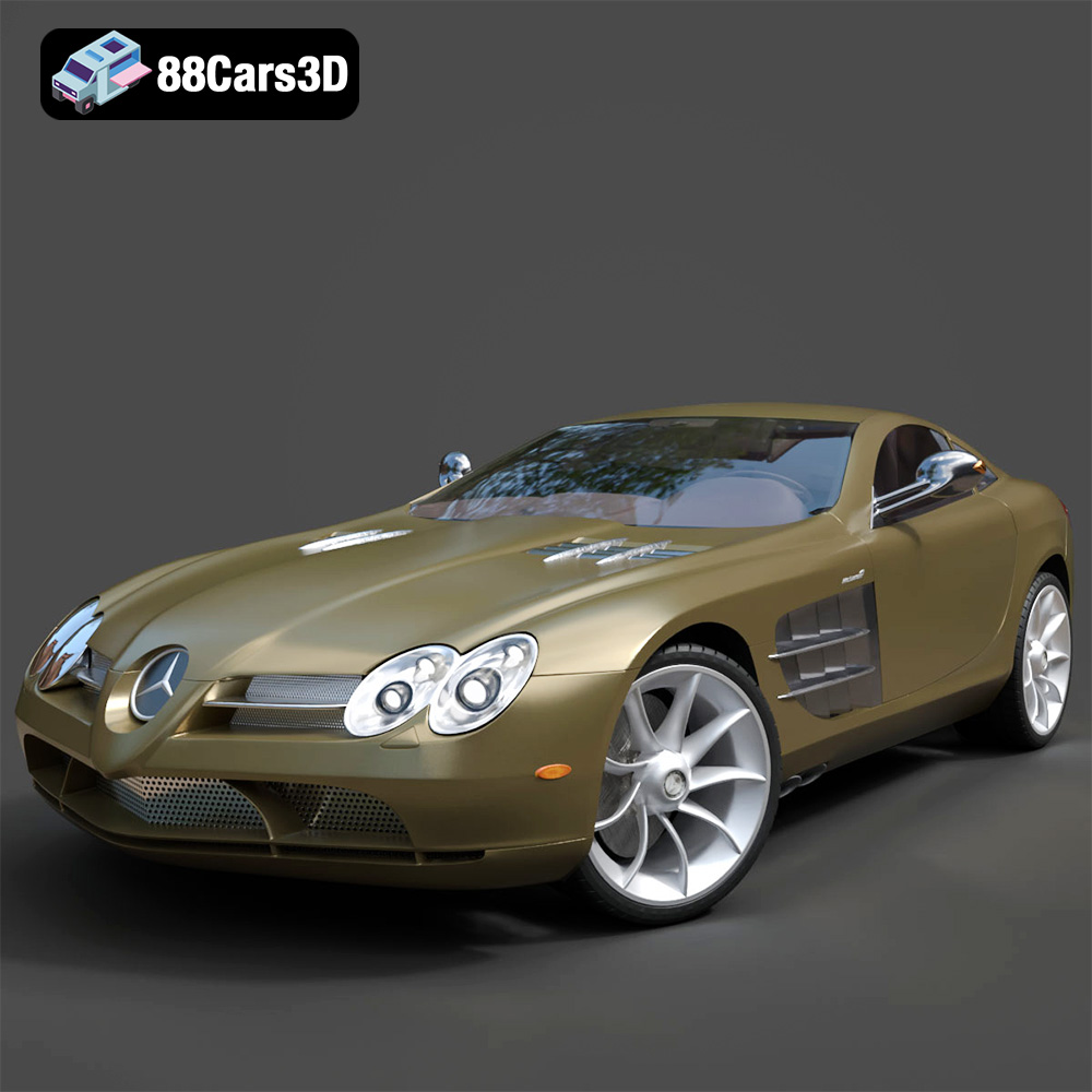 Mercedes-Benz SLR McLaren 2005 3D Model
