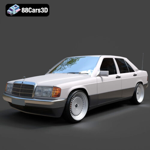 Mercedes-Benz 190 W201 3D Model