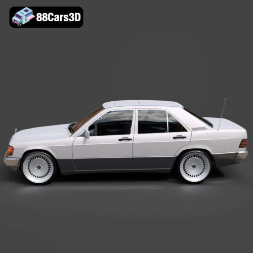 Mercedes-Benz 190 W201 3D Model