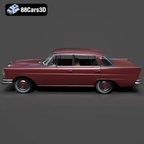 Mercedes-Benz 220 W111-001 3D Model
