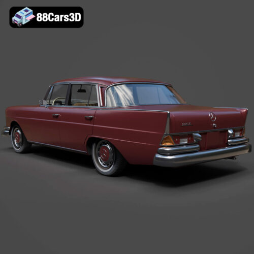 Mercedes-Benz 220 W111-001 3D Model