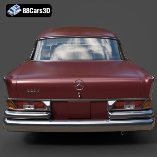 Mercedes-Benz 220 W111-001 3D Model