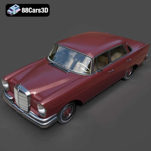 Mercedes-Benz 220 W111-001 3D Model