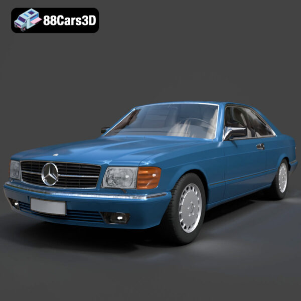 Mercedes-Benz 500SEC 3D Model