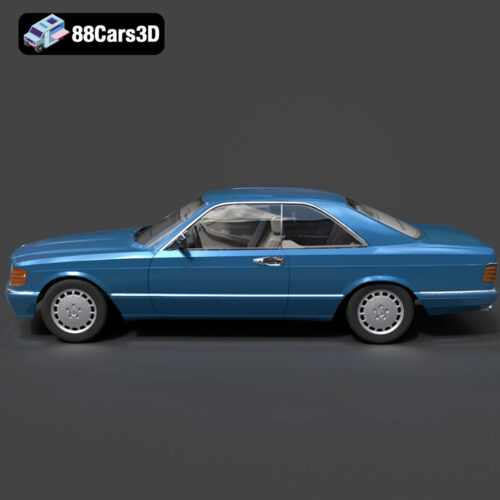 Mercedes-Benz 500SEC 3D Model