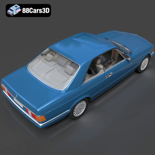 Mercedes-Benz 500SEC 3D Model